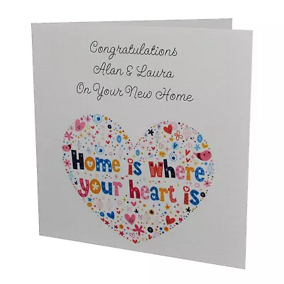 £2.45 • Buy Handmade PERSONALISED NEW HOME House Warming Card
