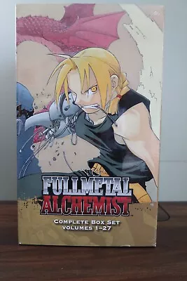 FullMetal Alchemist Complete English Manga Box Set Vol 1-27 Novel Poster Viz • $150