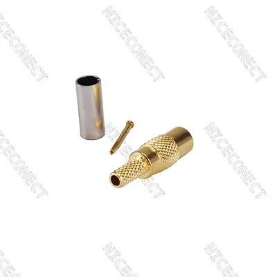 $1.05 • Buy MCX Female Jack RF Coaxial Connector Solder Crimp For LMR100 RG316 RG174 Cable
