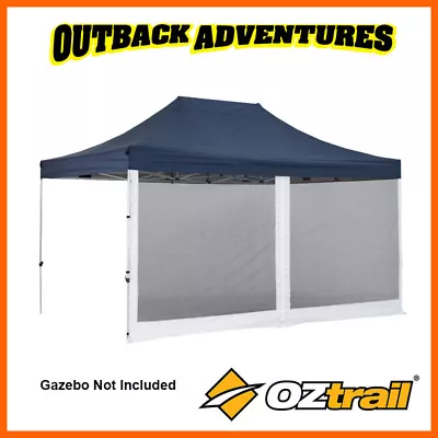 $38.99 • Buy OZTRAIL GAZEBO MESH SIDE WALL WITH CENTRE ZIP 4.5m NEW MODEL 