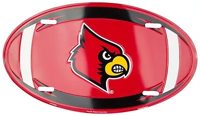 Louisville Cardinals Car Truck Tag Oval Football License Plate Sign University • $12.97