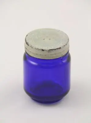 Vintage Vicks Vaporub Cobalt Blue Jar / Bottle With Lid • $15