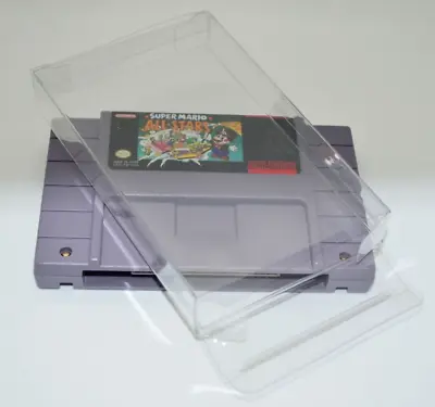 15 Plastic Protective Protectors Cases Display For Super Nintendo SNES Cartridge • $14.95