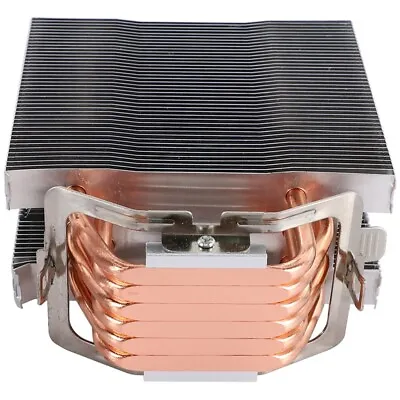 Fanless CPU Cooler 12Cm Fan 6 Copper Heatpipes Fanless Cooling Radiator ForR2 • £31.50