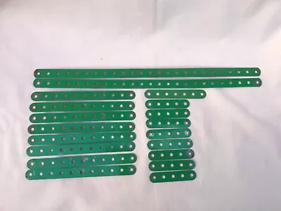 Meccano Vintage Old Loose Spares X19 In Total All Well Used Vintage Condition. • £15.99