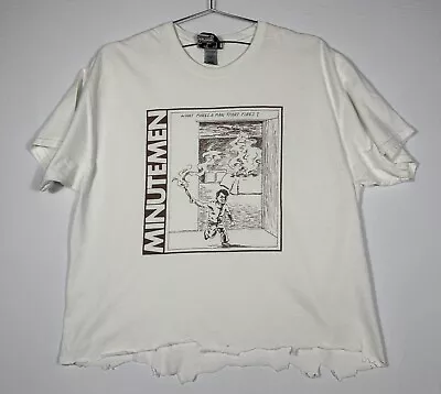 Vintage Minutemen T Shirt XL Raymond Pettibon SST Merchandising • $62.98