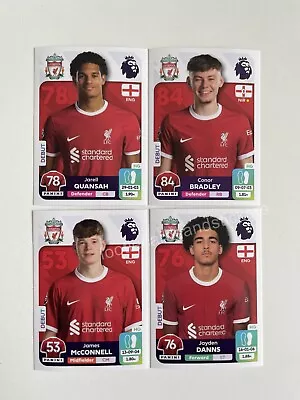 Liverpool TEAM SET Panini Premier League 2024 Stickers TRANSFER UPDATE U21-U24 • £6.99