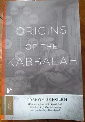 Origins Of The Kabbalah By Gershom Gerhard Scholem • $19.95