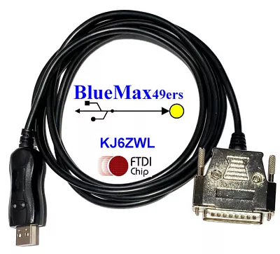 Mazak T Plus T2 T32 M2 CNC DNC USB Cable Software Flow Control CNC-SW-25M • $41.95