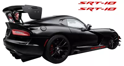 Srt-10 Vinyl Decal Sticker Fits Dodge Viper Ram V10 Fender Bumper Door Sideskirt • $20