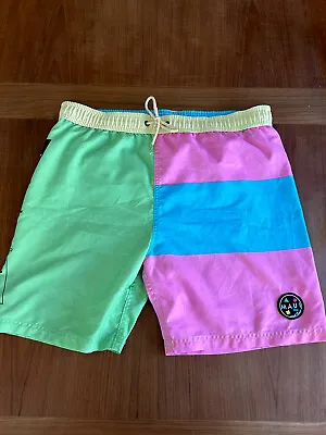 Maui And Sons Mens Board Shorts  Size 33 Swim Trunks Retro Surf • $25