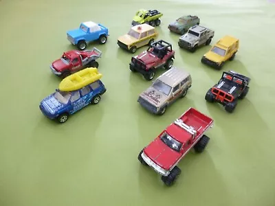 12 X Various Matchbox Cars Jeep Vehicles. Great Addition To Any Collection... • £9