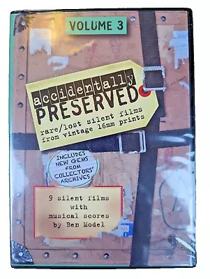 Accidentally Preserved: Vol 3 DVD - Undercrank Productions - Silent Film Comedy • $15.99