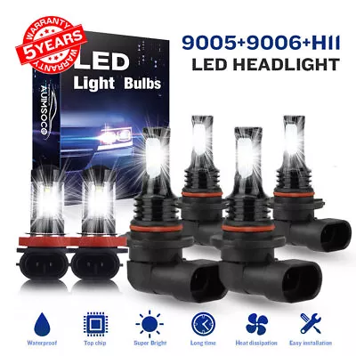 For Chevy Colorado 2004-2008 6000K LED Headlight Hi/Lo+ Fog Light 6X Bulbs Combo • $39.99
