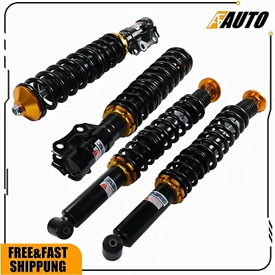 4PC Suspension Coilover Kit For VW MK2 Vento / MK3 GOLF JETTA Struts Adj. Height • $209.99