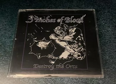 3 Inches Of Blood Destroy The Orcs CD Single Rare Metal Rock • $16.99