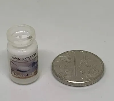 Dolls House Miniature 1:12th Scale Accessory Yankee Candle Baby Powder • £3.49