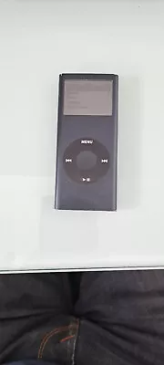 Apple IPod Nano 2nd Generation Black 8 GB USB MP3 Player - Good Condition • £15