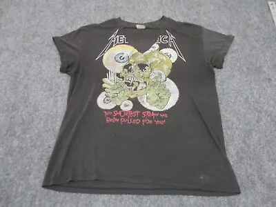 Vintage Metallica Shirt Adult XL In Vertigo You Will Be 1988 Womens Graphic * • $88.88
