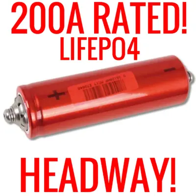 Used Headway 38120 Hp 3.2v 8ah Lifepo4 Battery Car Audio Power Cell • $5.50