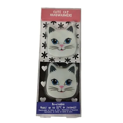 Cute Cat Handwarmers 2 Pack Reuseable Kitten Feline Pocket Paladone New • $15.95