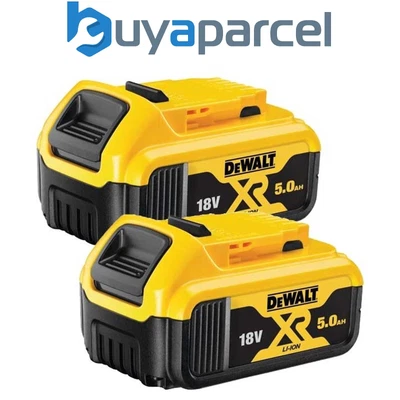 £113.97 • Buy Dewalt DCB184 5.0ah 18v XR Lithium Ion Li-Ion Battery Twin Pack - LED Indicator