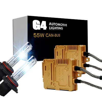 G4 AUTOMOTIVE H3 55W CAN-BUS Digital HID System Premium Kit Fog Light Bulbs • $59.99