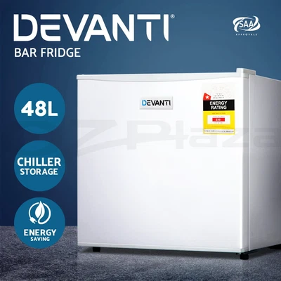 $199.45 • Buy Devanti Bar Fridge Mini Freezer Portable Small Refrigerator Countertop Wine 48L