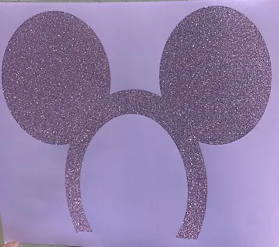 Disney Mickey Mouse Head Band Ears 4 X 4   Disney Car Decal/laptop Water Bottle • £3