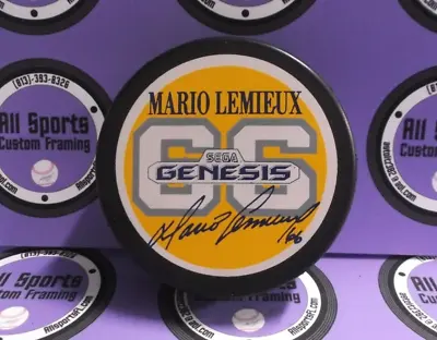 Mario Lemieux #66 Pittsburgh Penguins Sega Genesis Hockey Puck • $24.99