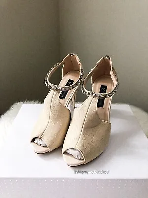 $25 • Buy Forever New Women’s High Heels With Embellishments - Size 38