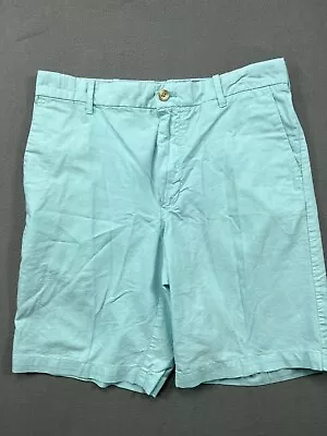 Izod Shorts Mens 32 Blue Logo Chino Long Pockets Casual Mens • $14.99