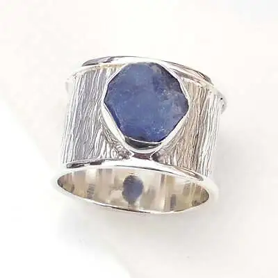 Tanzanite Raw Gemstone Handmade 925 Sterling Silver Designer Ring AllSize SR1130 • $18.17