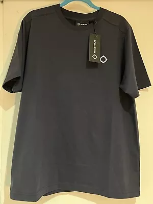 MA. STRUM Mens Navy T-Shirt Size-XL • £56