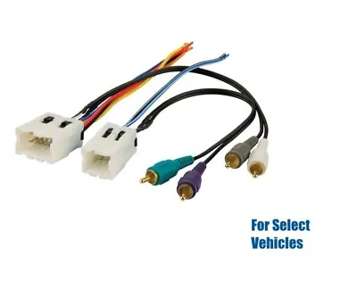 Car Stereo Radio Install Wire Harness For Some Infiniti Nissan W/OE Amp/Bose • $12.95