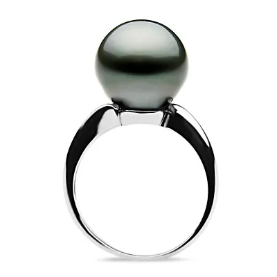 13.5mm AA+ Tahitian Black Pearl Ring Pacific Pearls $789 Birthday Gifts For Wife • $279