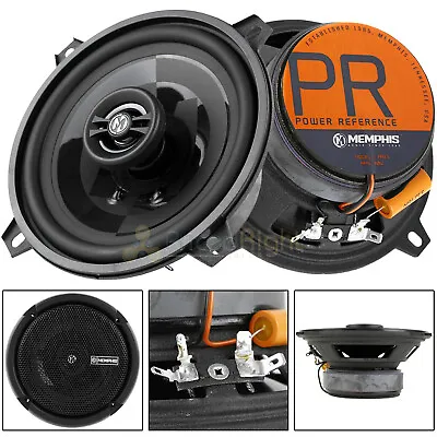 Memphis Audio 5.25  2 Way Coaxial Speakers 60W Max Power Reference PRX5 Pair • $89.95