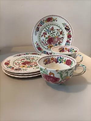 Rare - Mason's Cream / Red Ironstone - Regency/ Strathmore  Plates & Cups • £23.50