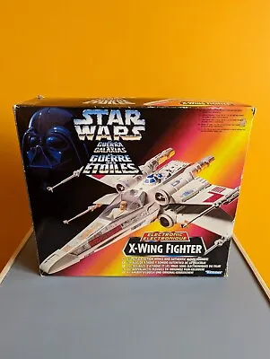 Star Wars Electronic X-Wing Fighter + Luke Skywalker (Unused) • £125