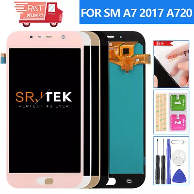 For Samsung Galaxy A7 2017 A720F LCD Display Touch Screen Digitizer Assembly • $40.74