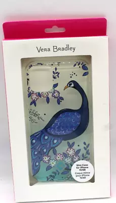 Vera Bradley Slim Case For IPhone 11/XR Peacock Garden NIB READ • $10.99