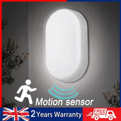£10.99 • Buy Modern LED Wall Light PIR Motion Sensor Security Up Down Outdoor Garden Lamp 16W