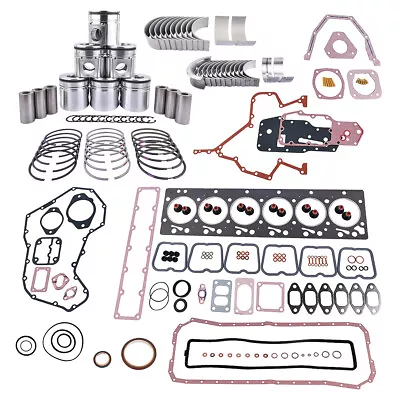 Engine Rebuild Kit For Dodge Cummins 5.9 12V Full Gasket Piston Bearing Ring Set • $302.01