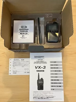 NEW Yaesu Vertex Standard VX-3 Handy Transceiver 3W 144/430MHz Dualband Compact • $388.55