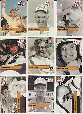 1991 Pro Set NASCAR Winston Cup Legends - SET BREAK Singles - Complete Your Set • $0.99