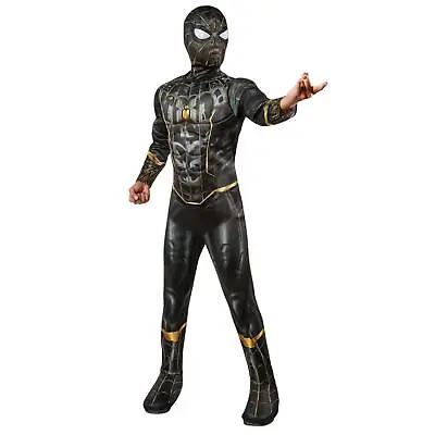 Kids Official Spider-Man Muscle Chest Costume Marvel Superhero Boys Fancy Dress • £12.17
