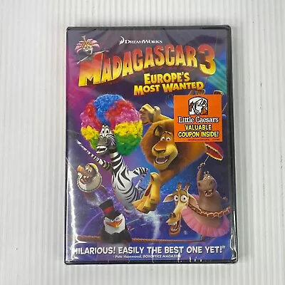 Madagascar 3: Europe's Most Wanted (DVD) NEW SEALED • $2.99