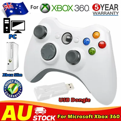 Wireless Bluetooth Controller Für Microsoft Xbox 360 Gamepad Windows PC WIN10 AU • $30.99