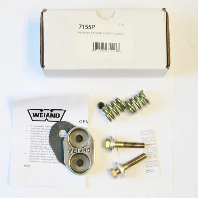 $99.95 • Buy Weiand Blower 6-71 8-71 Super Charger Rear Pop Off Kit 7155P Polished NEW