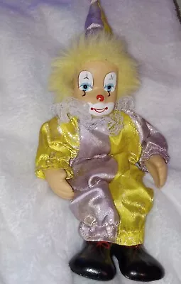 Vintage K’s Collection Circus Clowns 7” Poseable Porcelain Clown Doll • $22
